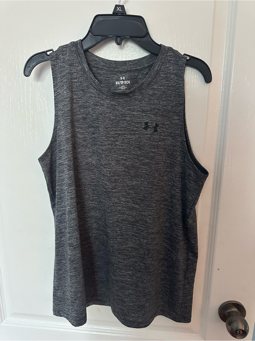 Under Armour Heathered Charcoal Performance Tank Top